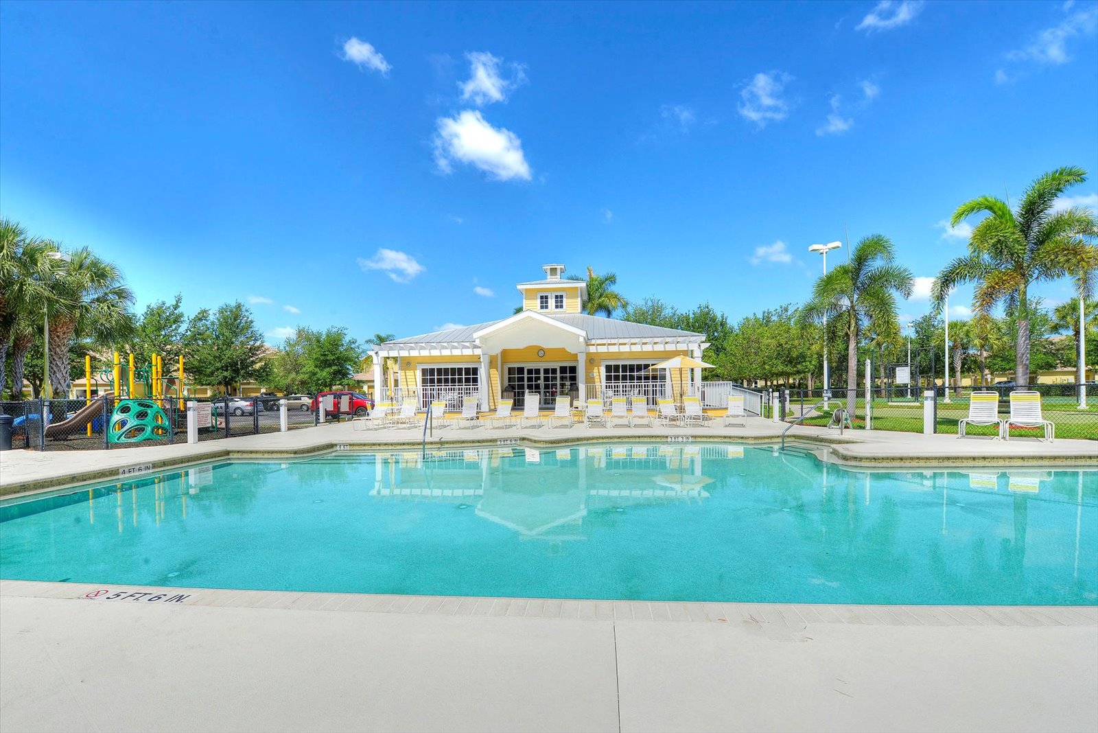 The Calusa Palms community pool